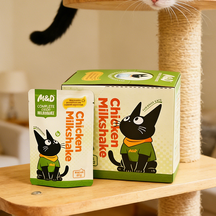 2026 Wholesale Nutrient Cat Wet Food Fresh Fluid Wet Grain Calcium Supplement Cat Wet Treats Organic Pet Food