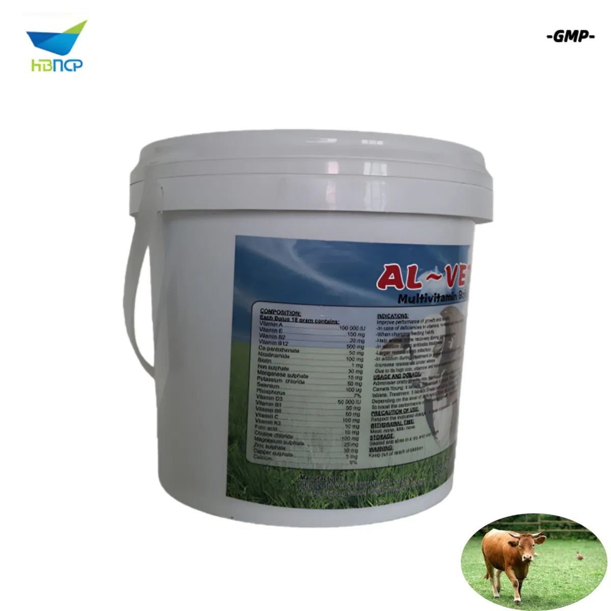 GMP Manufacturer Veterinary Drug Grade Multi Vitamins Wsp Soluble Powder Nutrition Feed for Livestock Poultry