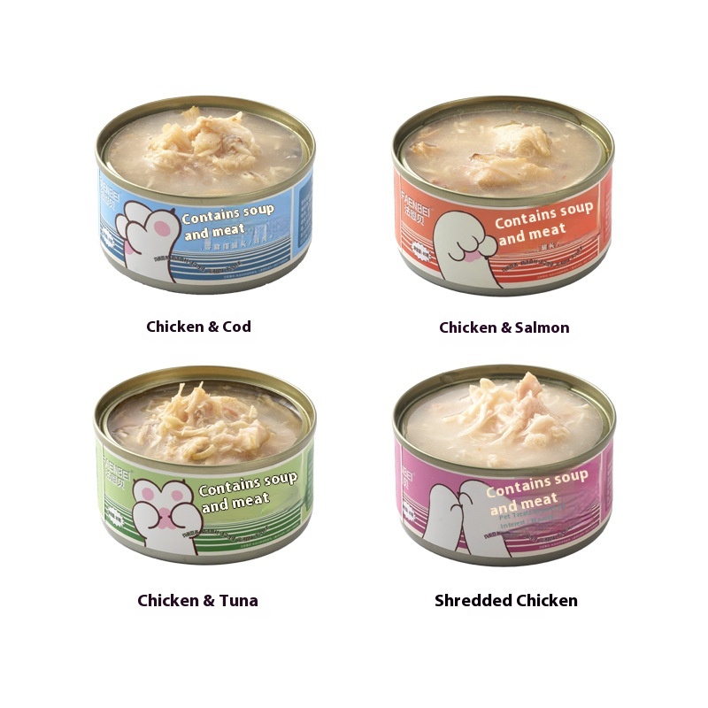 Manufacturer Wholesale Nutritional Hydrating Pet Snacks Canned Cat Food And Wet Food Soup For Kittens For Kittens' Meal Packs
