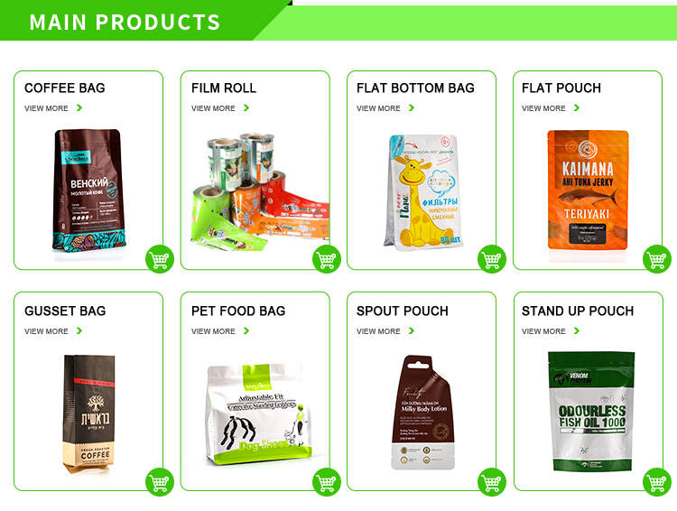 Pet food bag category preview