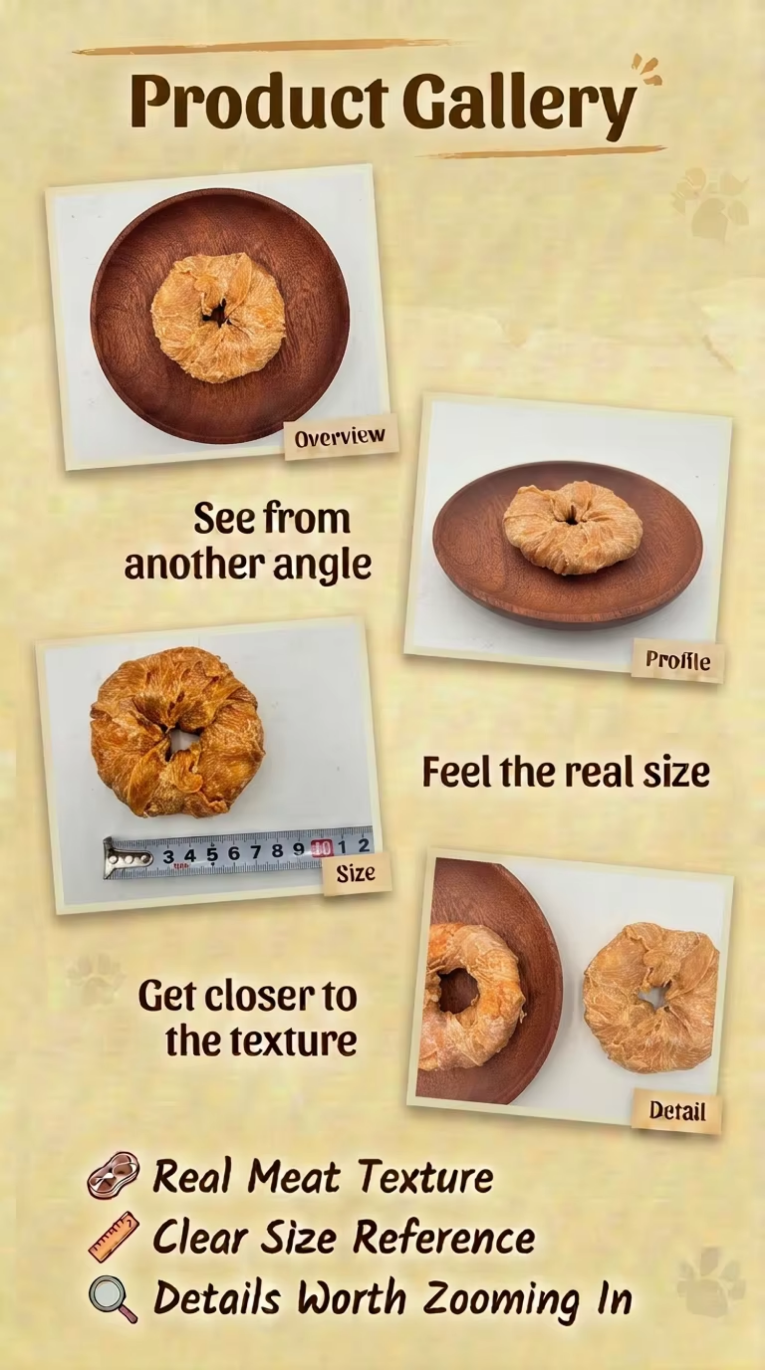 High-Protein Chicken Rings Cowhide Cheese Bone Dog Food Pack Grinding Teeth Pet Snacks
