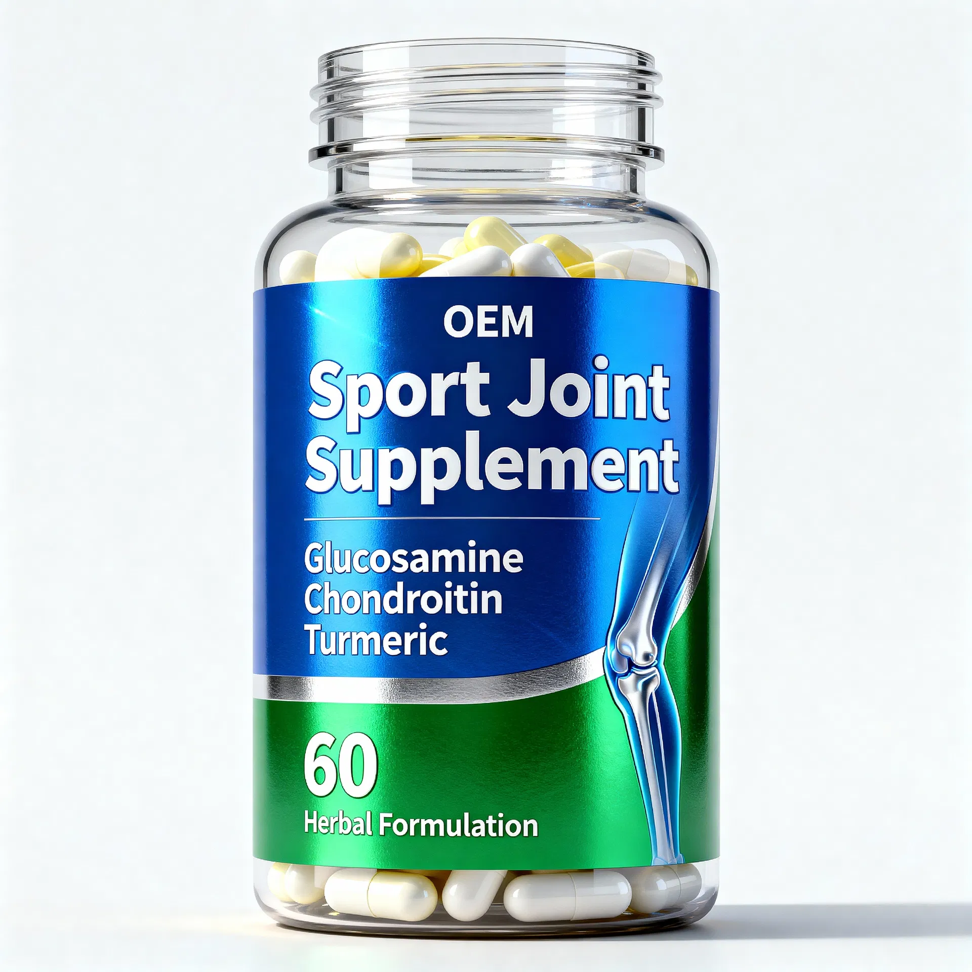 Premium Joint Health Formula with Glucosamine, Chondroitin, and Turmeric OEM