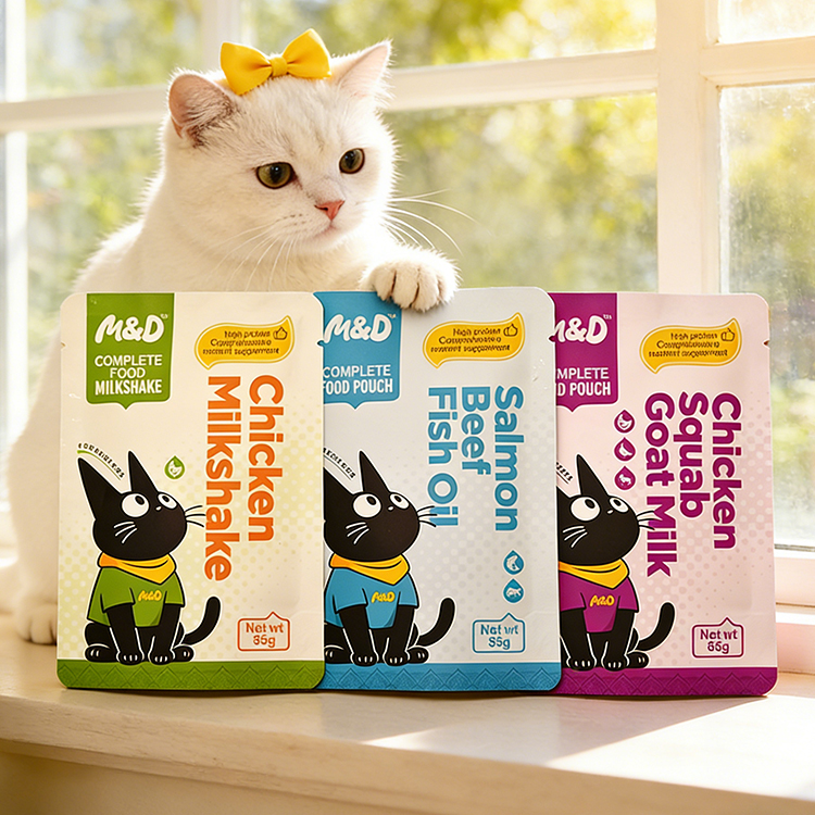 2026 Wholesale Nutrient Cat Wet Food Fresh Fluid Wet Grain Calcium Supplement Cat Wet Treats Organic Pet Food