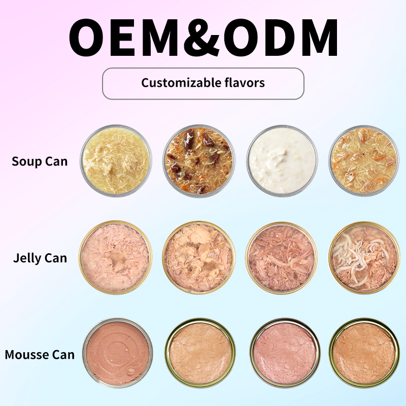 Wholesale Customizable Flavor Label400g Dogs WetTreats Wet Mix Mousse Sauce Canned Dog Food