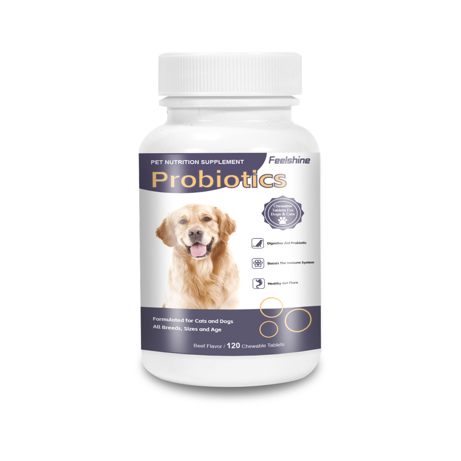 Wholesale Pet Food Supplement Prociotics Tablet Animal Feed Supplement Vitamin for Dogs