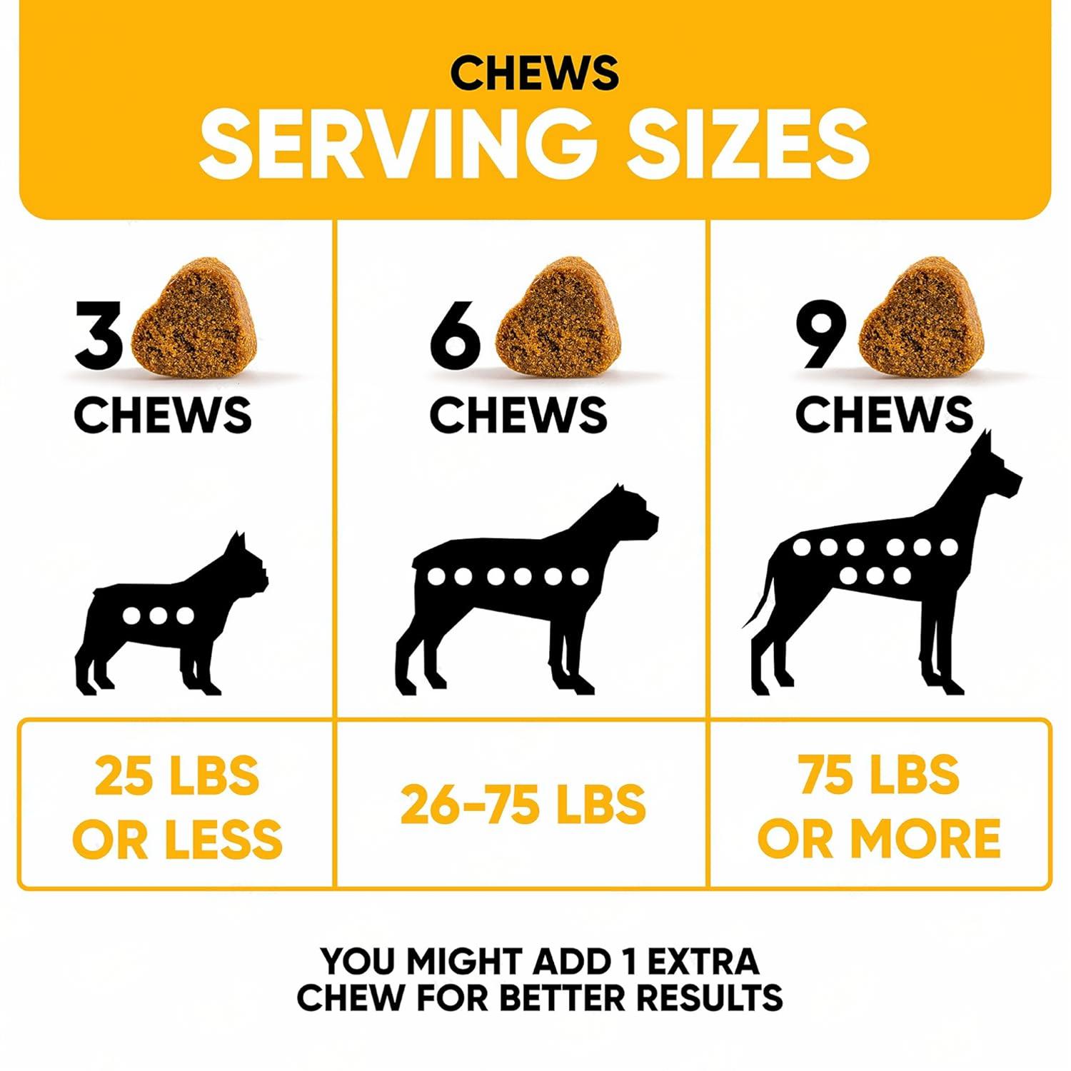 Pet Multivitamins Nutrition Supplements with Vitamins A-K to Improve Immune System and Support Brain&amp;Heart of Dog Soft Chews