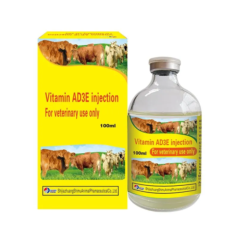 Vitamin Ad3e Injection Pharmaceutical Supplier Veterinary Medicine Nutrition Supplement