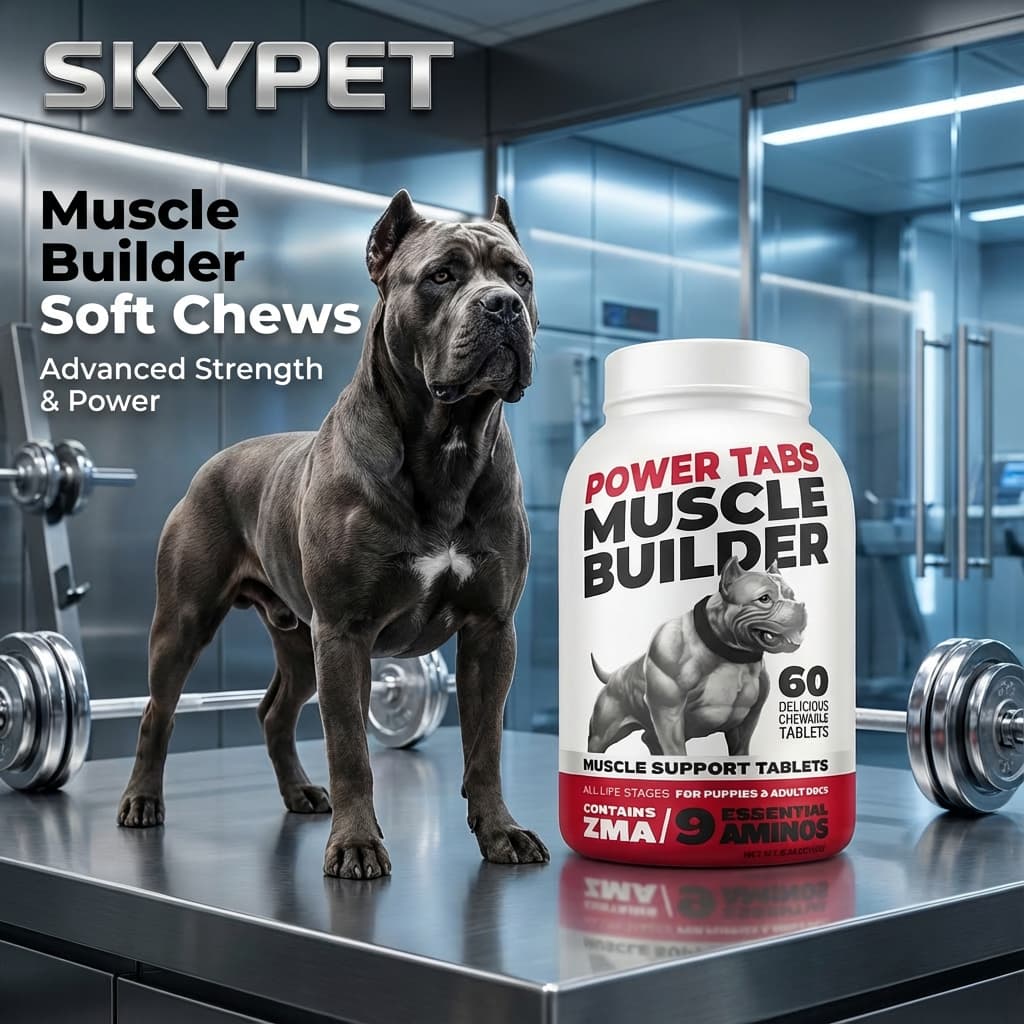 Bulk Dog Muscle Gain Soft Chews High Calorie Mass Gainer Pet Supplement for Underweight Dogs &amp; Working K9 Performance OEM