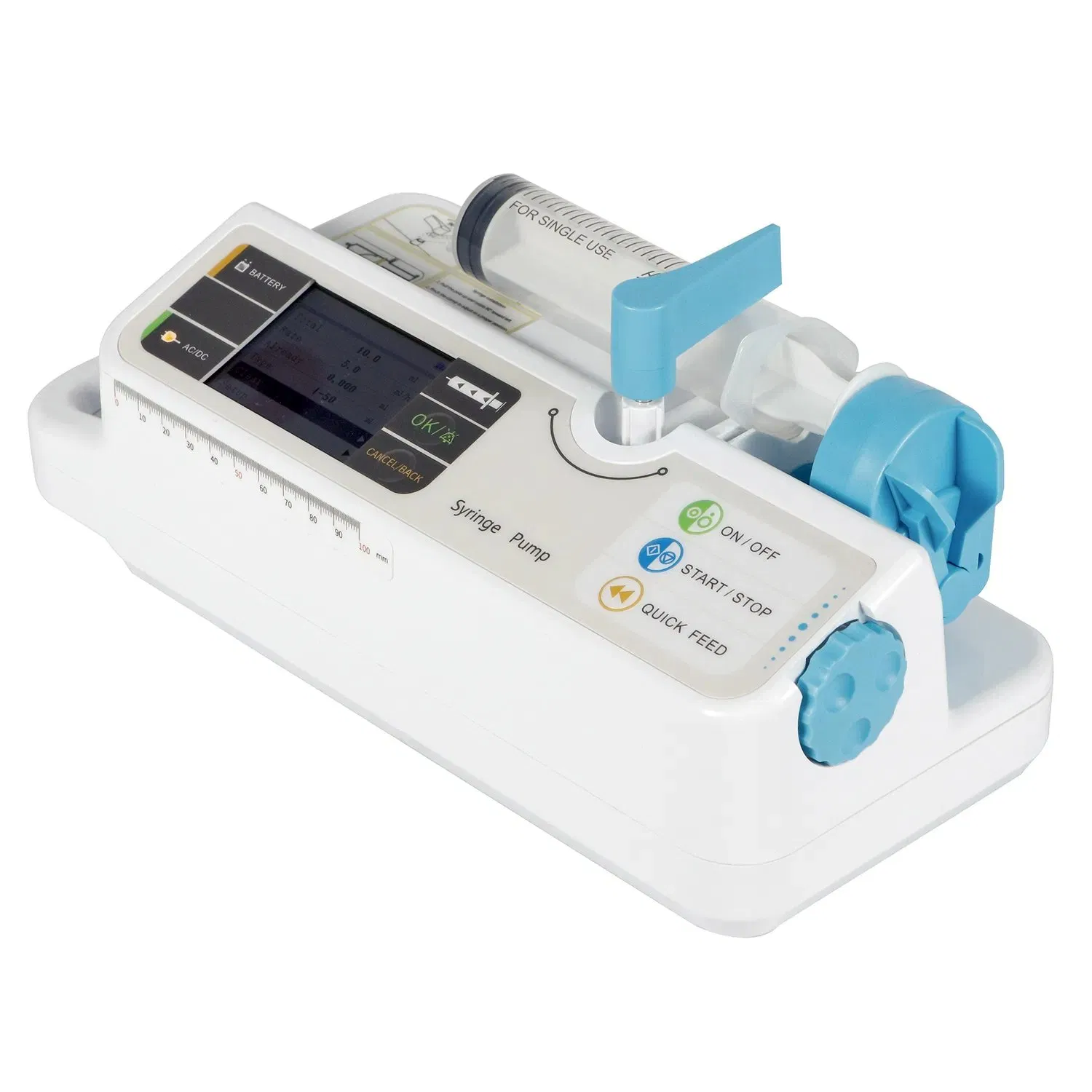 Veterinary Medical Equipment Portable Surgical Instrument Hospital Device Elastomeric ICU Syringe Delivery Volumetric Handheld Smart Nutrition IV Infusion Pump