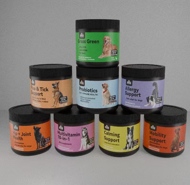 Dog Wellness Nutrition Probiotics Supplements Gut Health Pet Care with Vitamins Digestive Support for Dogs