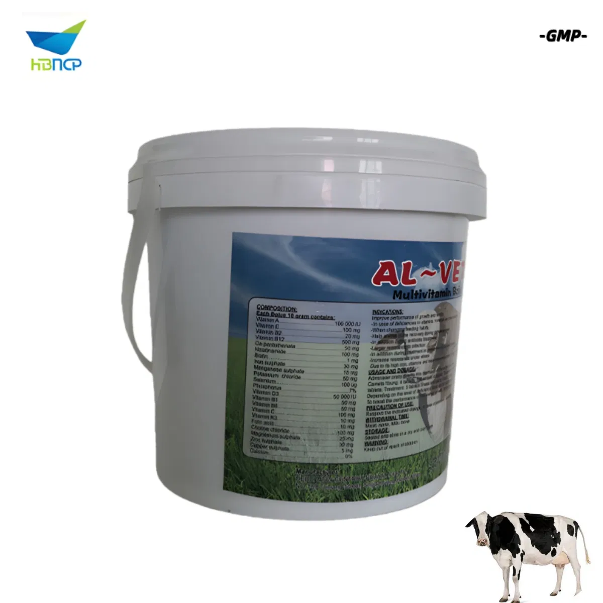 GMP Manufacturer Veterinary Drug Grade Multi Vitamins Wsp Soluble Powder Nutrition Feed for Livestock Poultry
