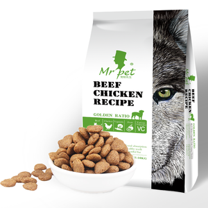 Organic Premium 20Kg High Protein Dry Dog Food Science-Formulated Wellness Formula For Adult Pets With Beef &amp; Chickens Wholesale