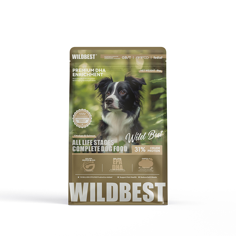 Petop Comida Para Perros Complete Balanced Chicken Salmon Recipe 31 Percent Protein Comida Para Perros For All Life Stages 8Kg