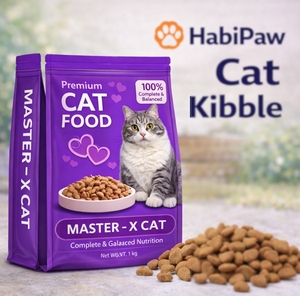 Premium Grain Free Cat Dry Food Kibble for Adult Cats, High Protein Chicken Recipe, OEM Custom Packaging Bulk Supply
