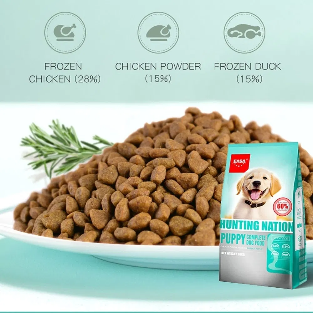Easa High Protein Healthy Puppy Dog Food 20kg Factory Direct Wholesale Balanced Nutrition Dry Pet Food