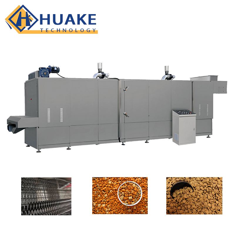Dog Food Dryer Oven Pet Feed Drying Machine Tunnel Belt Type For Pet Food Factory