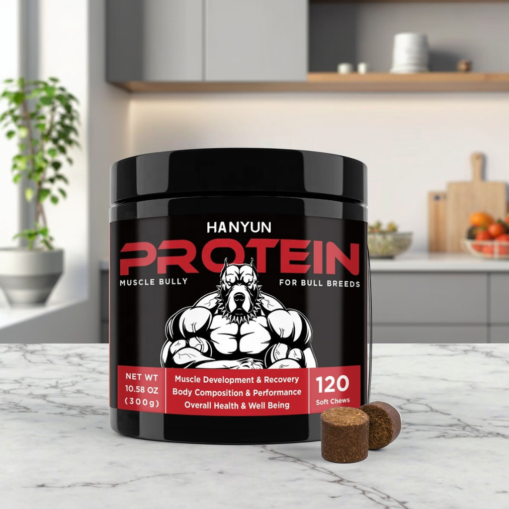 High Protein Muscles Pet Supplement Builder For Dog Weight Gain Soft Chews Immune System Strengthen