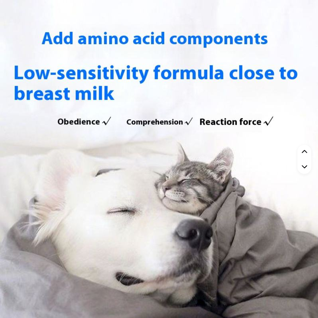 Easy Digest 400g/Can Natural Vitamin Enriched Nutritional Supplement Human Grade Formula Pet Goat Milk Powder for Cats Dogs
