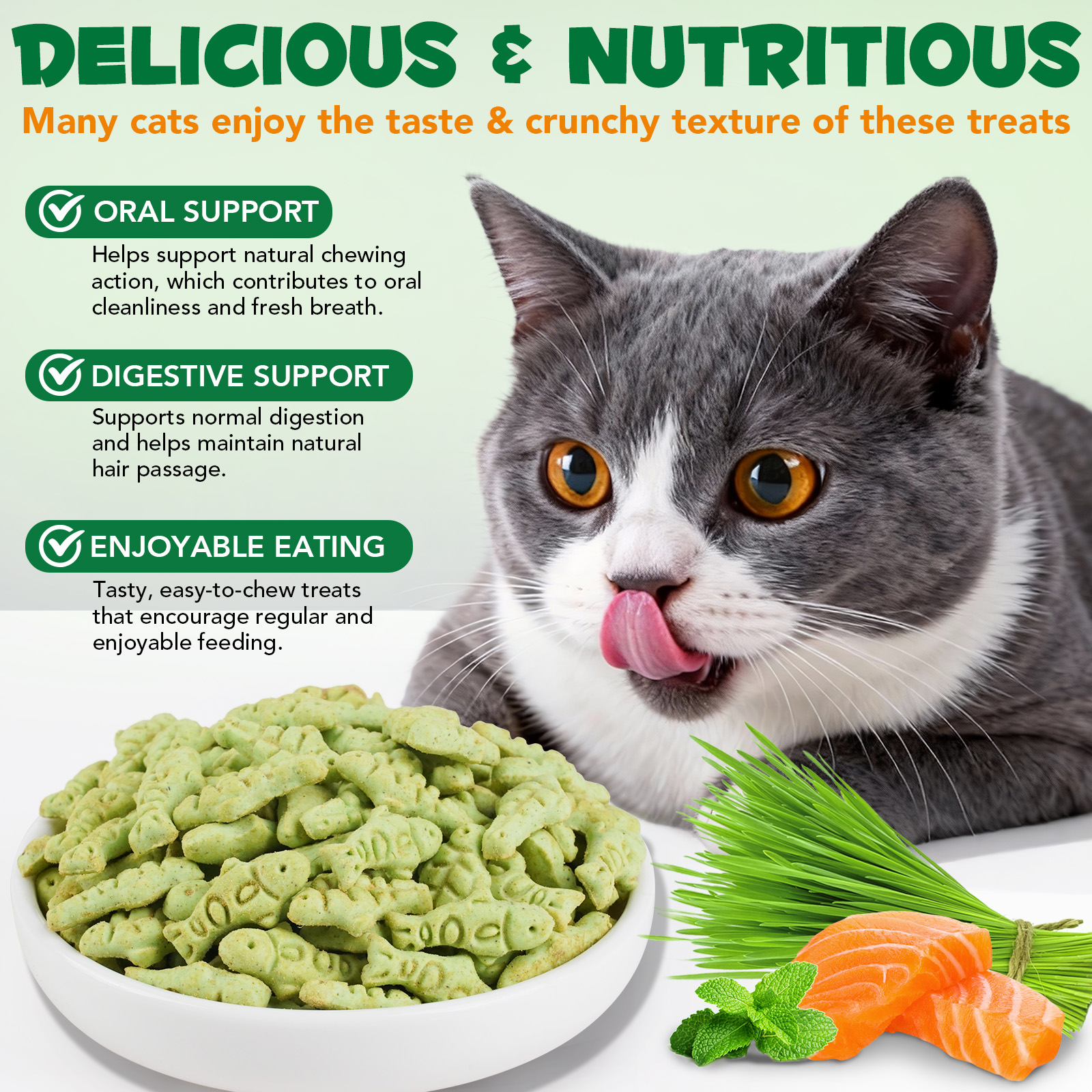 Catnip Cat Grass Treats Detail 3