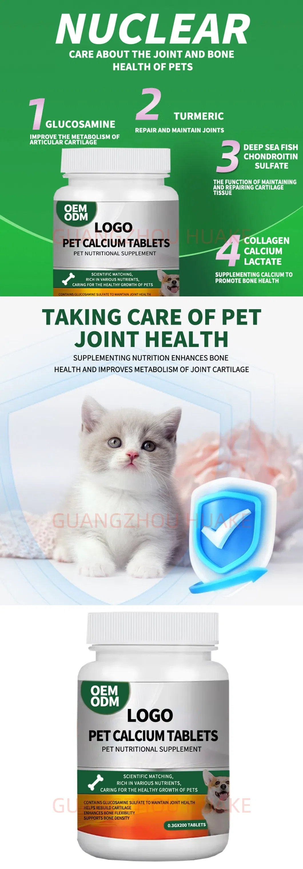 Advanced Joint Support Formula with Fish Chondroitin to Reduce Inflammation and Relieve Pain Tablets