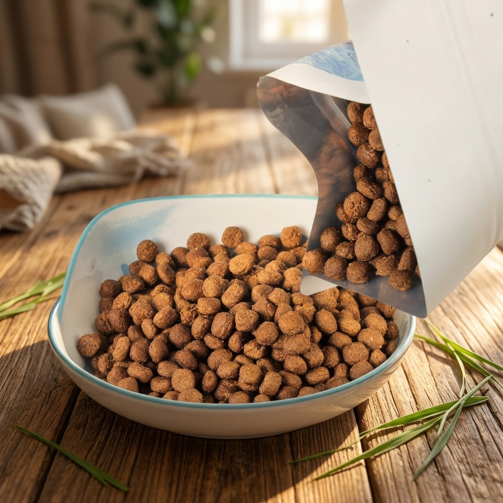 Free Sample OEM Bulk Natural Premium Nutritious Dry Puppy Cat Food Organic Complete Nutrition Top Grade High-Protein Grain-Free
