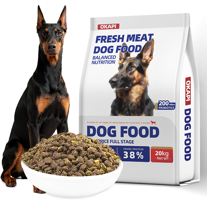 Wholesale Dog Food Dry Kibble Freeze Dried Meat High Protein Natural Formula Grain Free Vitamins Minerals Puppy Adult Custom