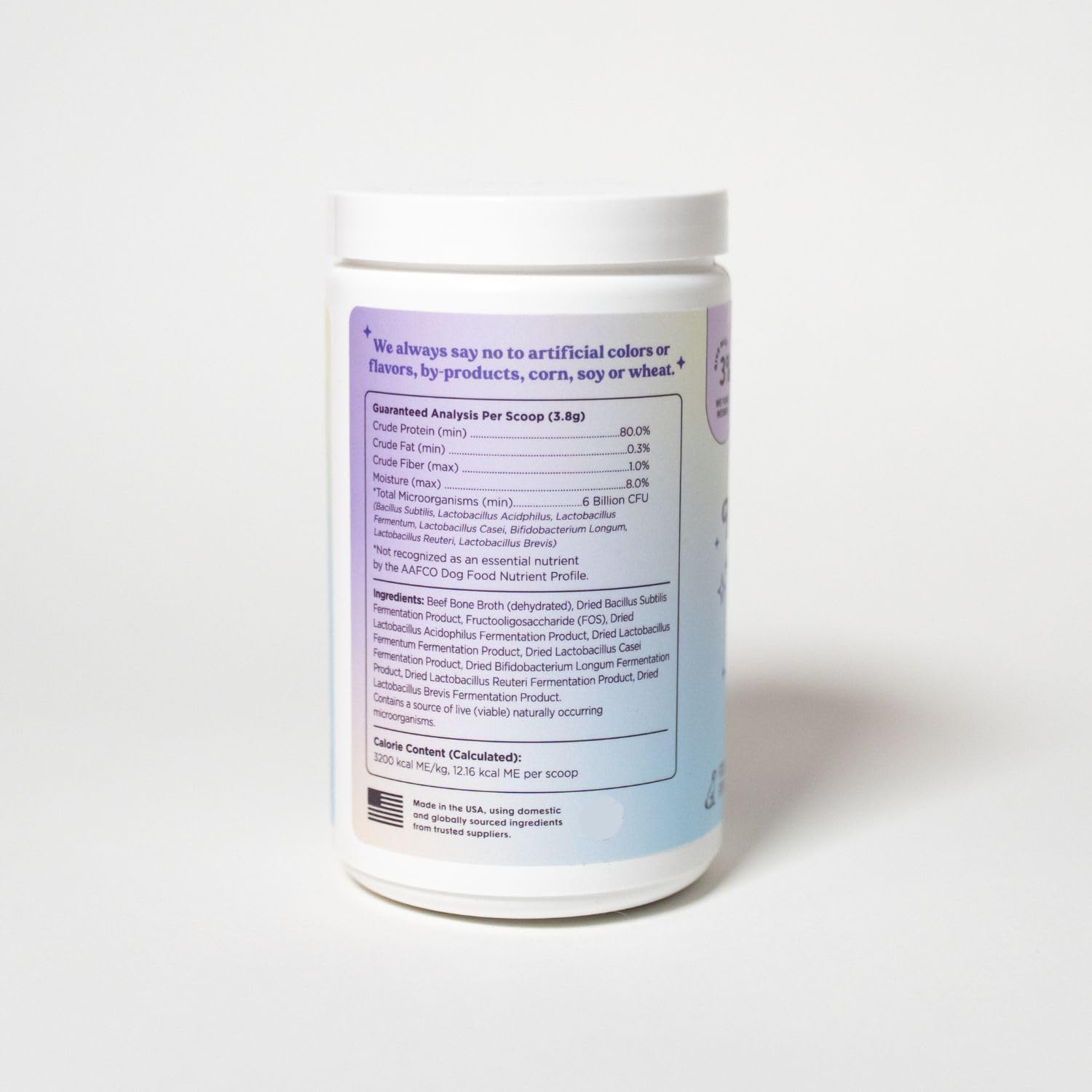 OEM/ODM Canine Probiotic Prebiotic Supplement High-Protein Grain-Free Organic Sensitive Stomach Gastrointestinal Immunity Beef