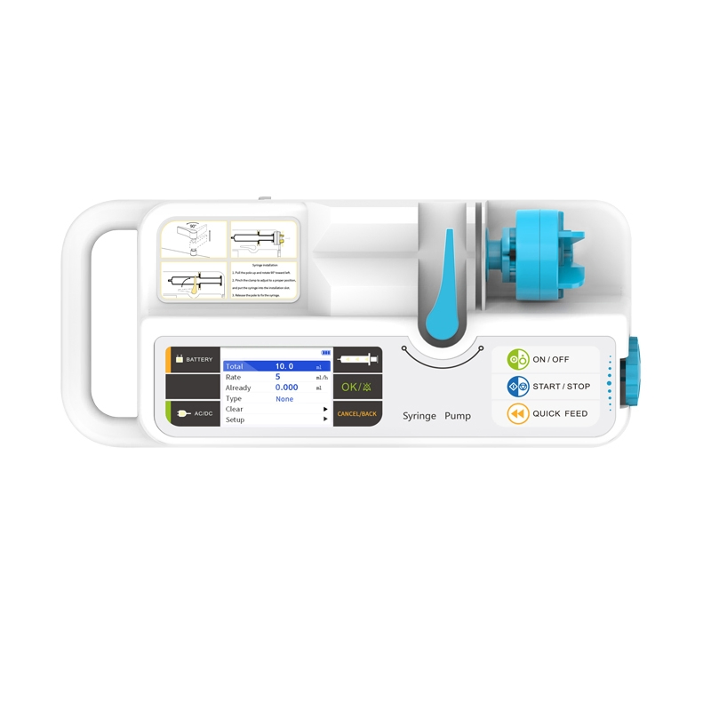 Veterinary Medical Equipment Portable Surgical Instrument Hospital Device Elastomeric ICU Syringe Delivery Volumetric Handheld Smart Nutrition IV Infusion Pump