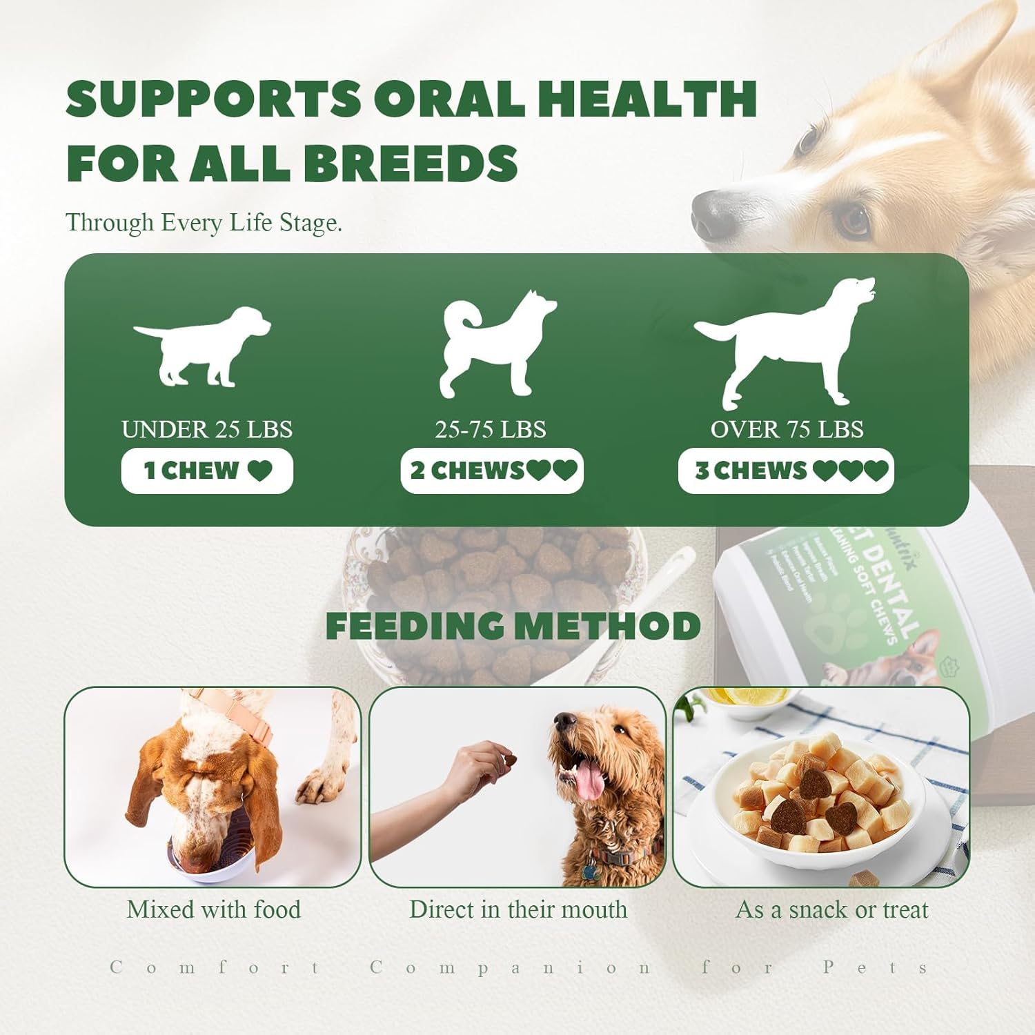 Pet dental soft chews product display 7
