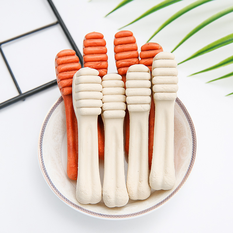 Wholesale Hot-Selling Styles Pet Treats Milk Fresh Dental Chew Bones Small Dog Teething Sticks, Pet Food Training Dog Chews 90g