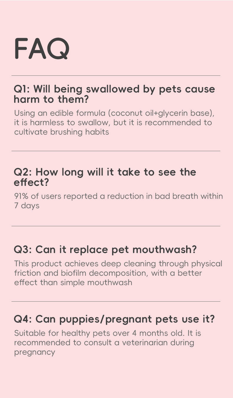 Pet Toothpaste Specifications