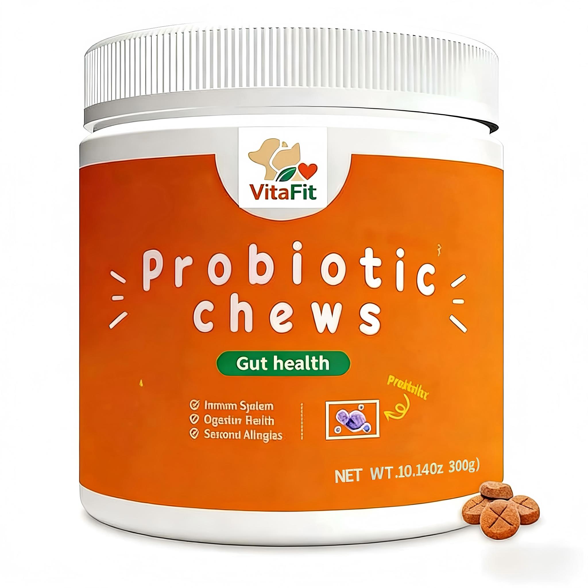 Custom Pet Probiotics Supplements Soft Chews For Dog Cat Intestinal Health Food Natural