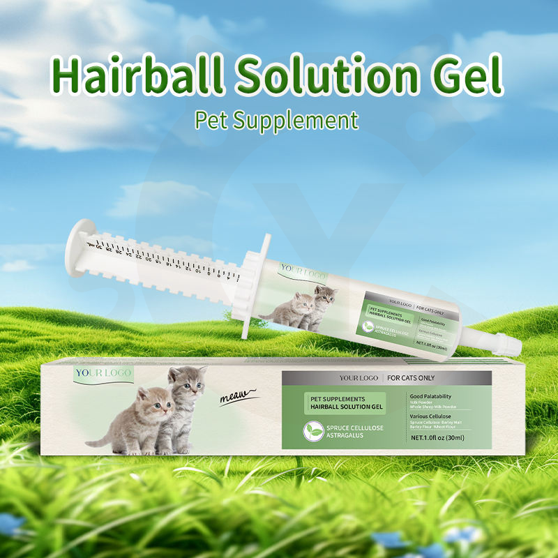 Natural Anti-Hairball Nutrition Paste for Dogs Cats Plant Fiber Formula Boosts Intestinal Peristalsis Help Hair Discharge