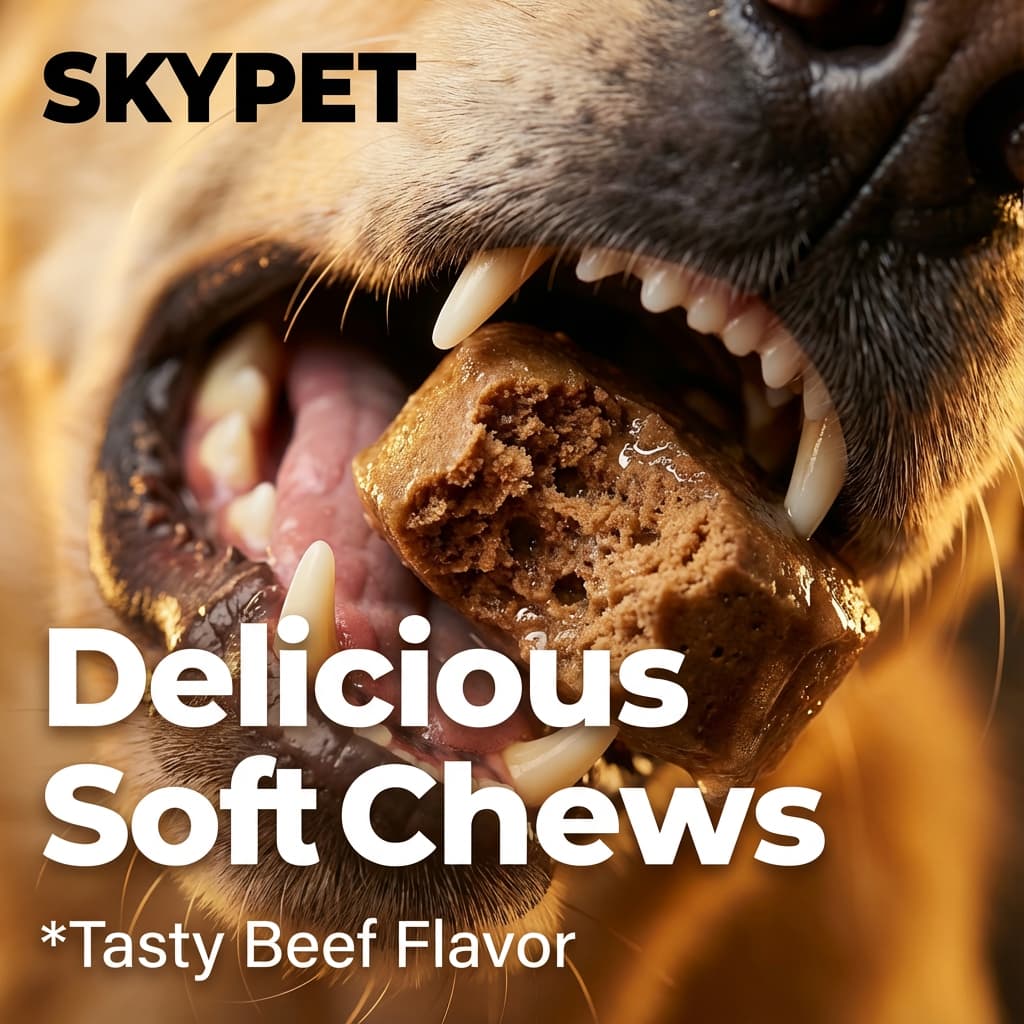 Bulk Dog Muscle Gain Soft Chews High Calorie Mass Gainer Pet Supplement for Underweight Dogs &amp; Working K9 Performance OEM