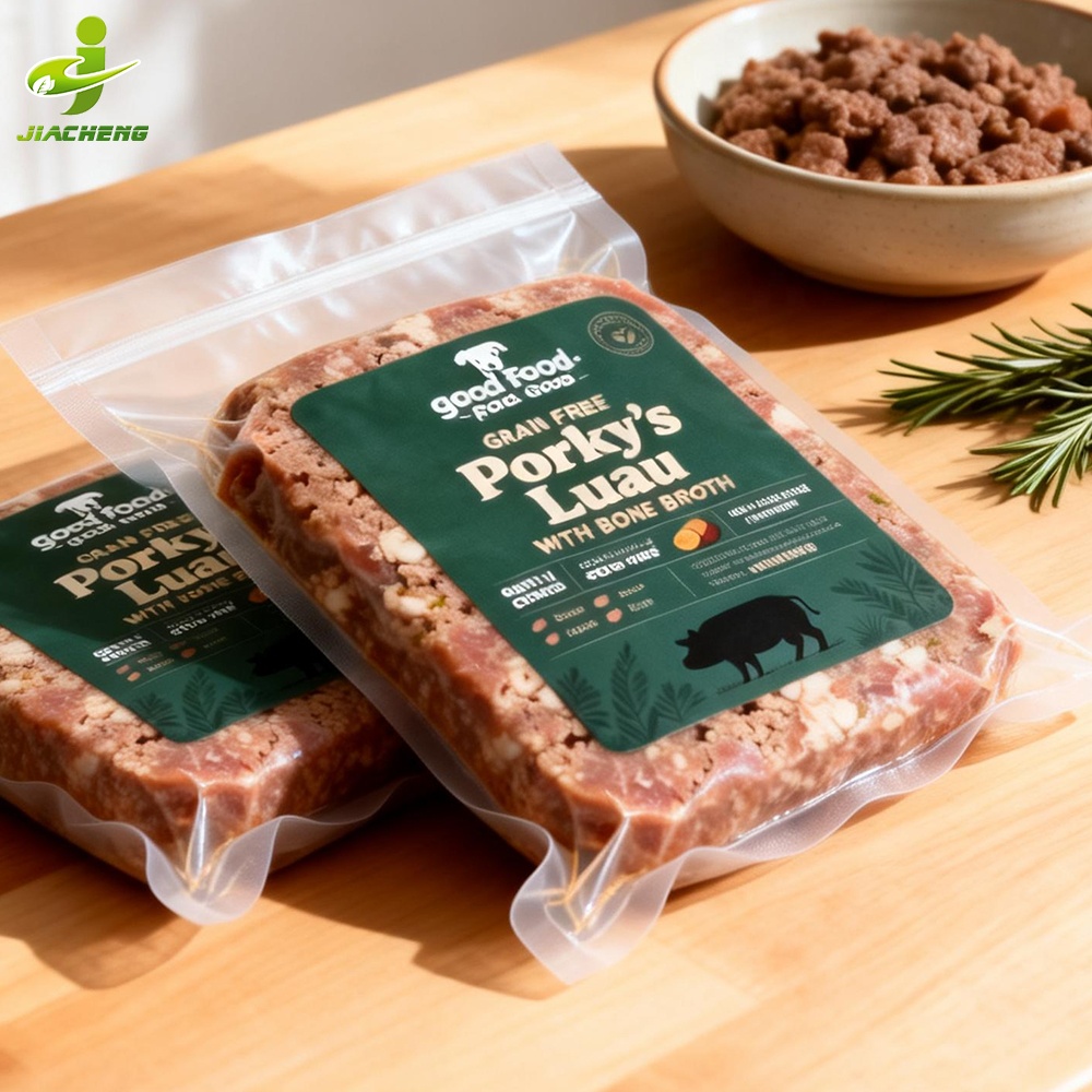 Custom Printed High Barrier Sterilizable Food Grade Fresh Dog Food Packaging Retort Pouches Vacuum Sealed Bags For Wet Pet Food