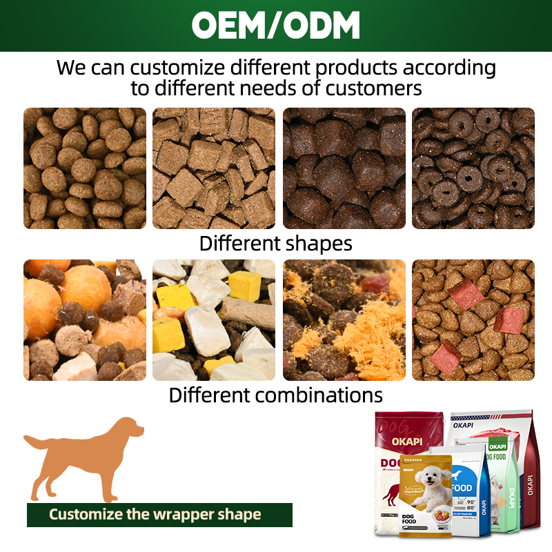 OEM High Protein Dry Dog Food Bulk Custom Formula Factory Directly Wholesale