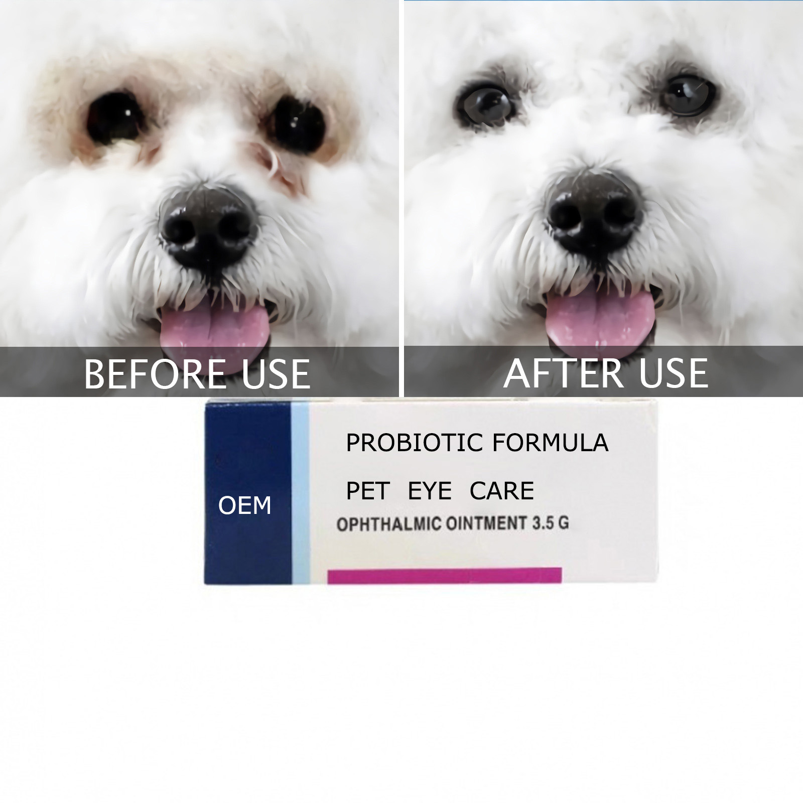 OEM Custom Logo PET PROBIOTIC FORMULA PET EYE CARE Pet Nutritional Supplement for Dogs and Cats