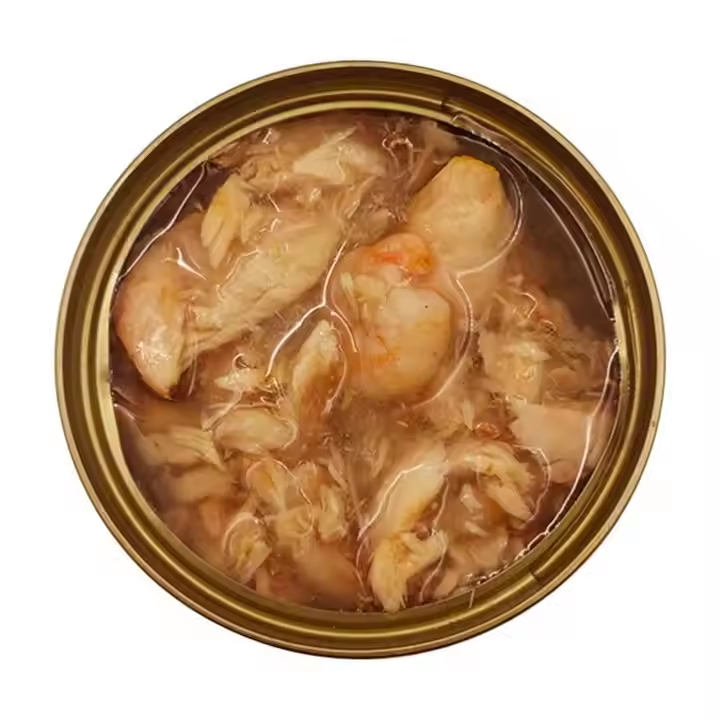 Factory Customized Sales of High Protein Tuna Shrimp Flavor Wet Cat Food Canned Nutrition Delicious Cat Dog Snack Treats