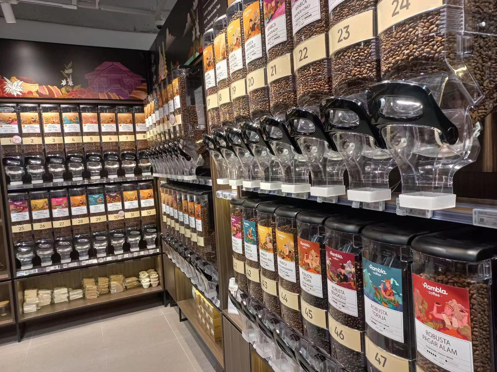 Bulk food display