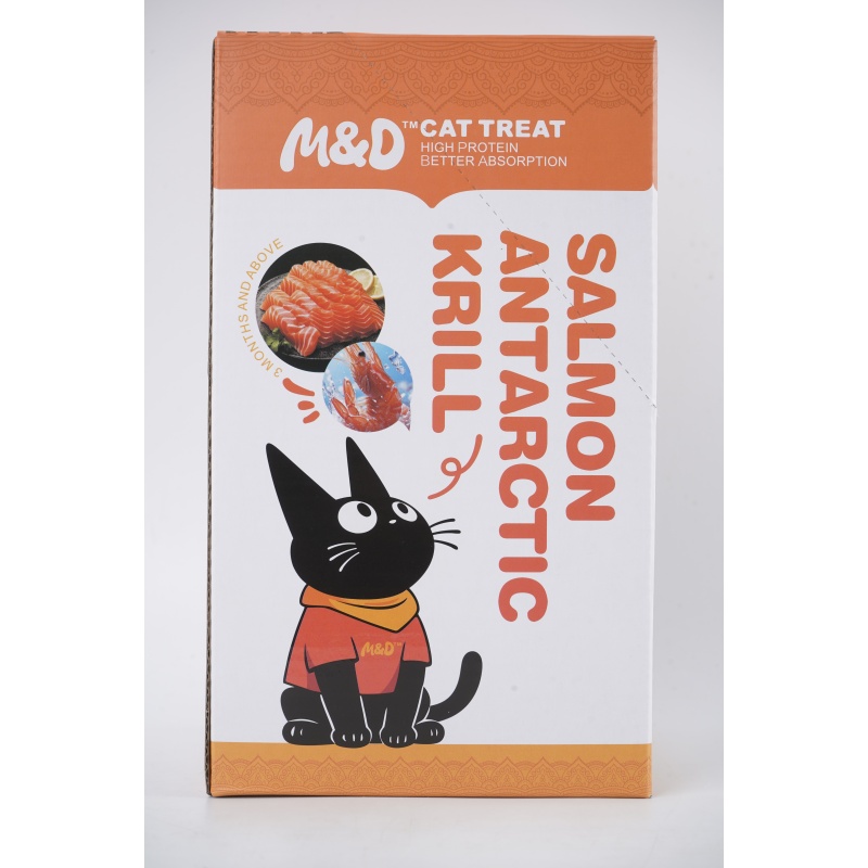 Plant Supplier 15g OEM ODM Natural Multi Favor Cat Treat Snacks Wholesale Cat Strips Snacks Treats Pet Wet Food Organic Pet Food