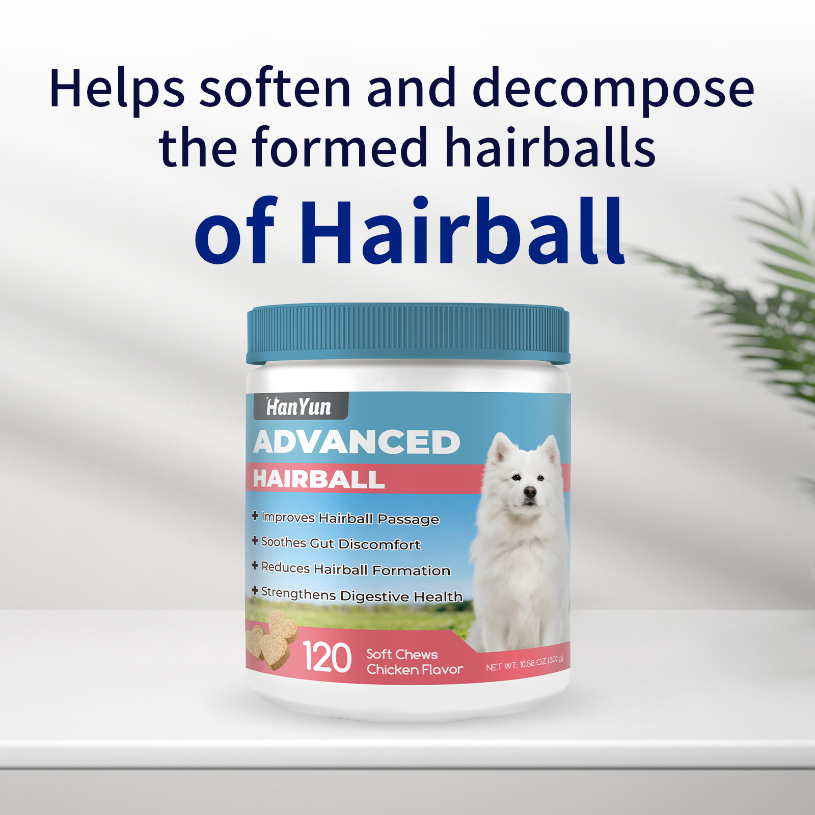 Factory Price Safe Soft Chew Cat Hairball Supplement With Taurine &amp; B Vitamins For Daily Pet Health Care