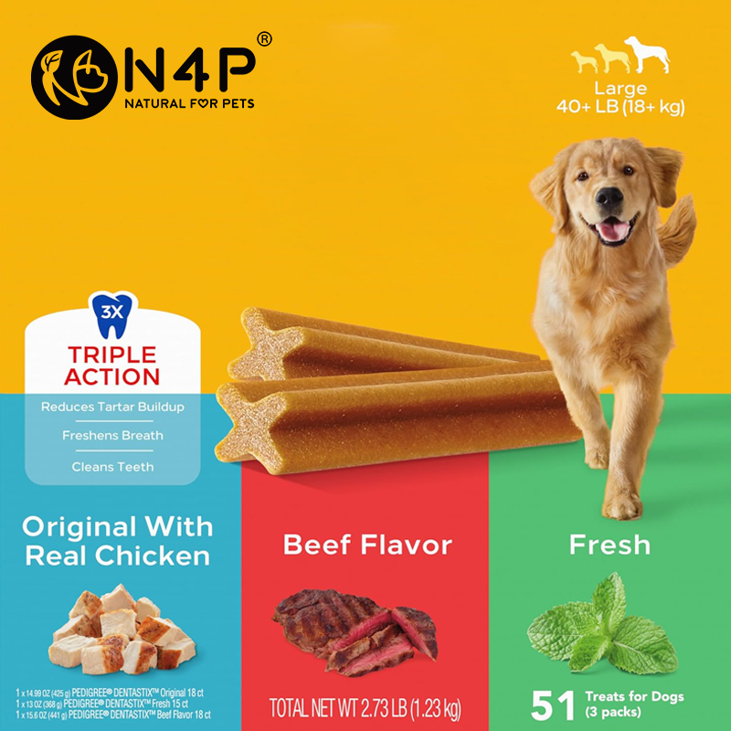 OEM &amp; ODM High Quality Original Flavor Multi-functional Dog Dental Chews - for Daily Oral Care &amp; Pet Rewards