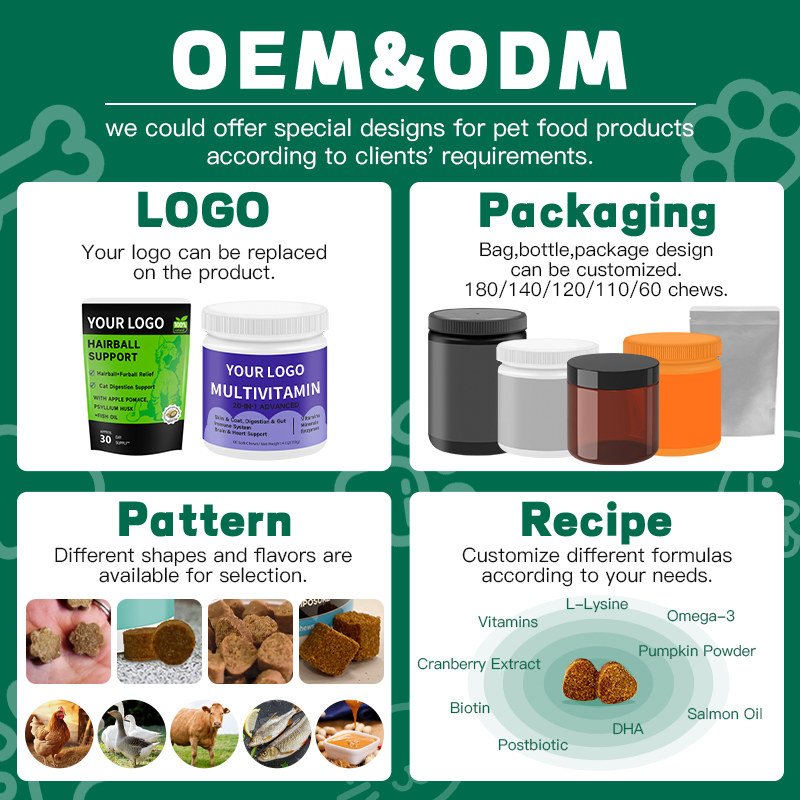 OEM/ODM Delicious Cat Soft Chews Pet Dental Health Treats with Fucoidan and Parsley Powder for Oral Cleaning