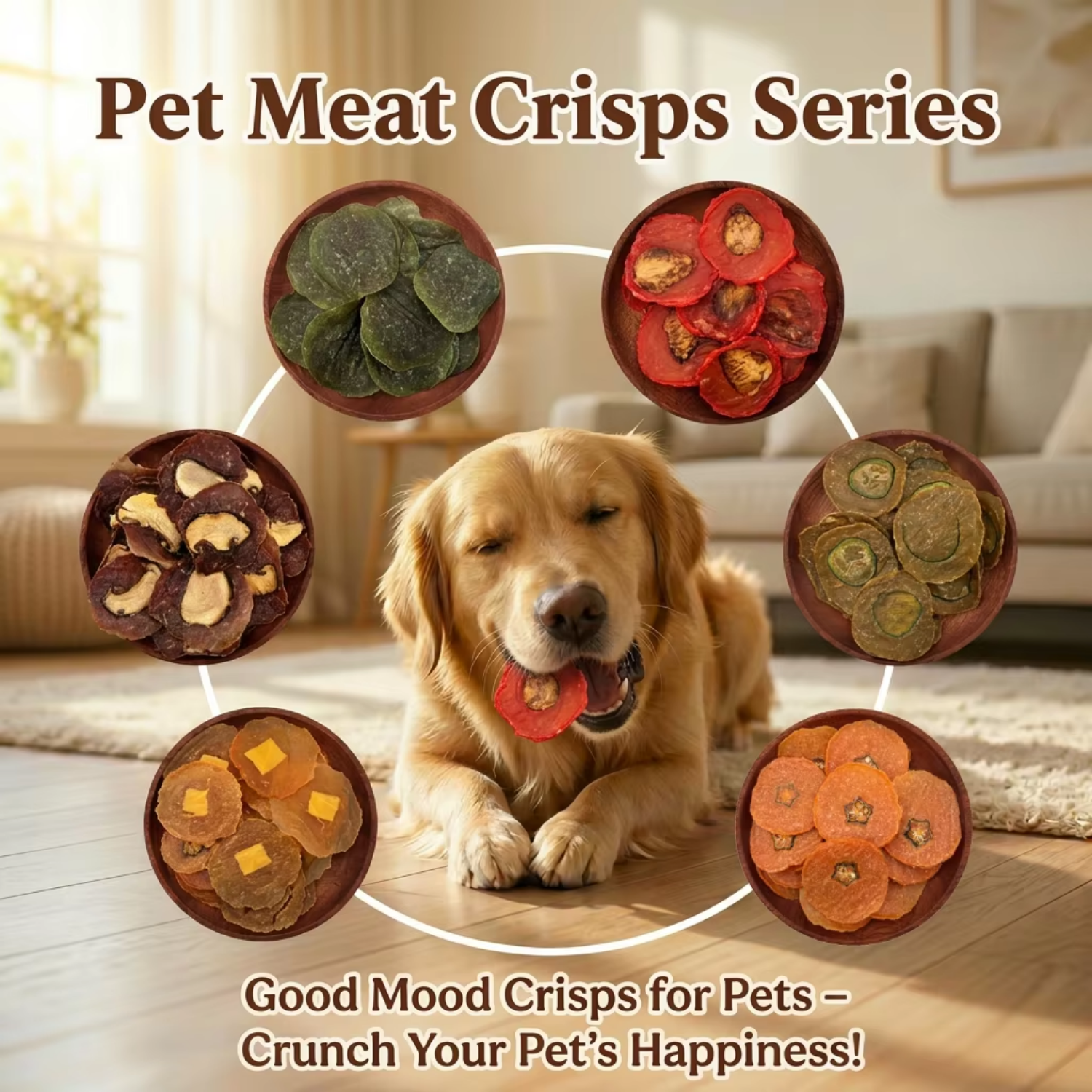 Wholesale Bulk Low Price Organic Black Sesame Chicken Crisps Chicken Treats Natural High-Protein Healthy Pet Snacks Factory