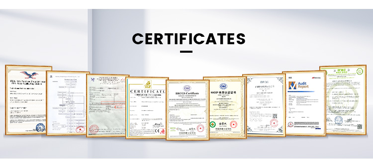 Quality Certifications
