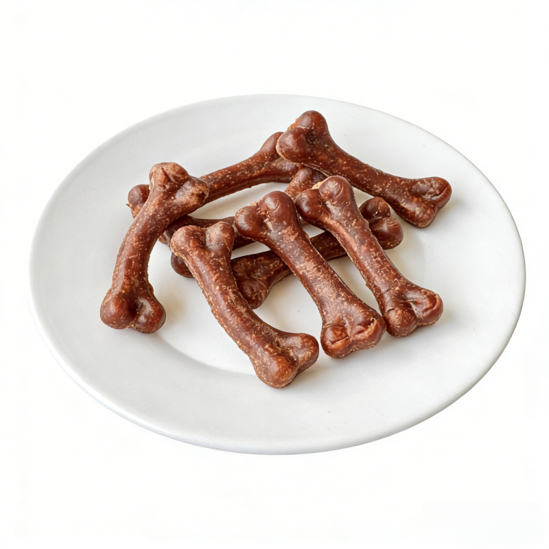 Wholesale Grain Free Natural Long Lasting Dental Care Teeth Cleaning Chicken Duck Beef Bone Shape Pet Food Dog Food Dog Treats