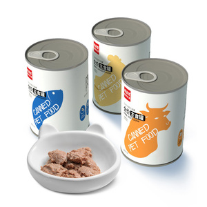 High Quality 375g Wet Cat Food High Grade Chicken, Beef, Salmon Canned Cat Food Can Wholesale Factory Sells OEM ODM Pet Food