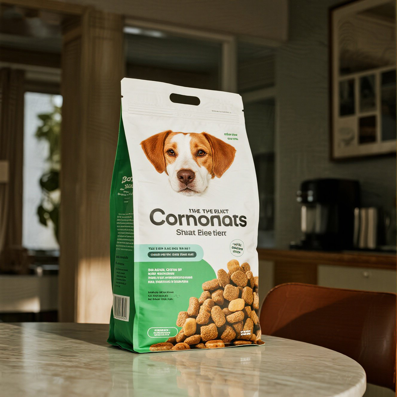 Custom Gravure Printed Resealable Moisture Proof Recycled Materials Freeze-Dried Ferret Dog Food Vacuum Bags 0.5kg 1kg 3kg 5kg