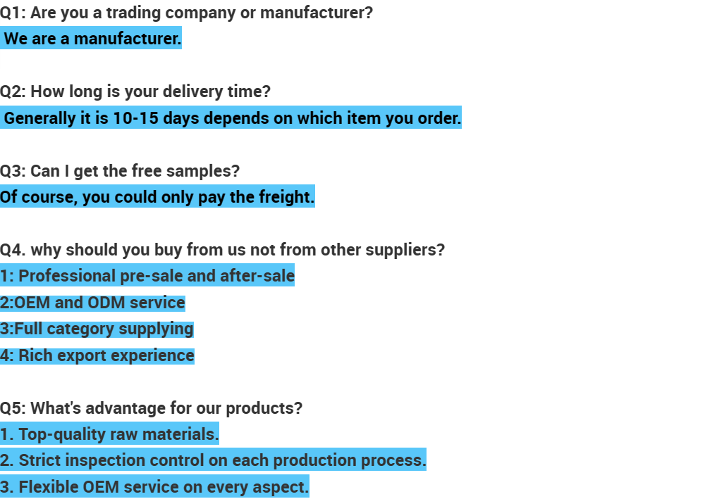FAQ Banner