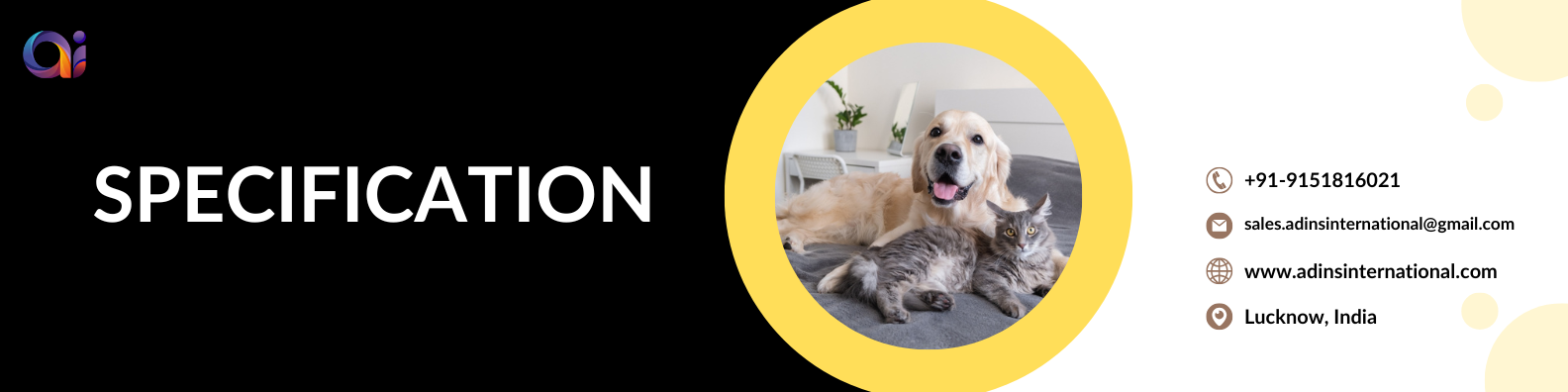Specification Banner